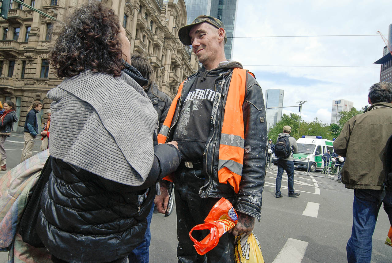 Fotoreportage, Occupy, Frankfurt 2012