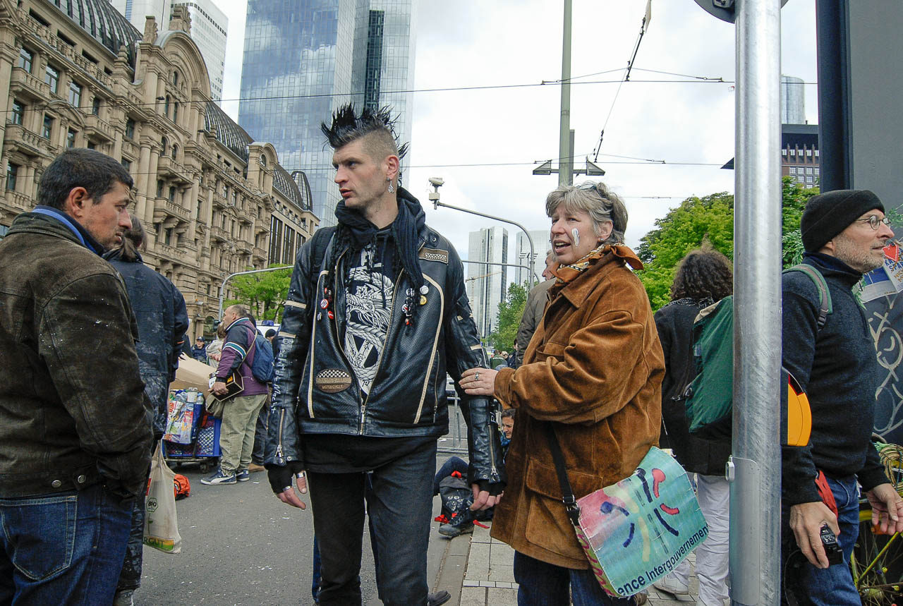 Fotoreportage, Occupy, Frankfurt 2012