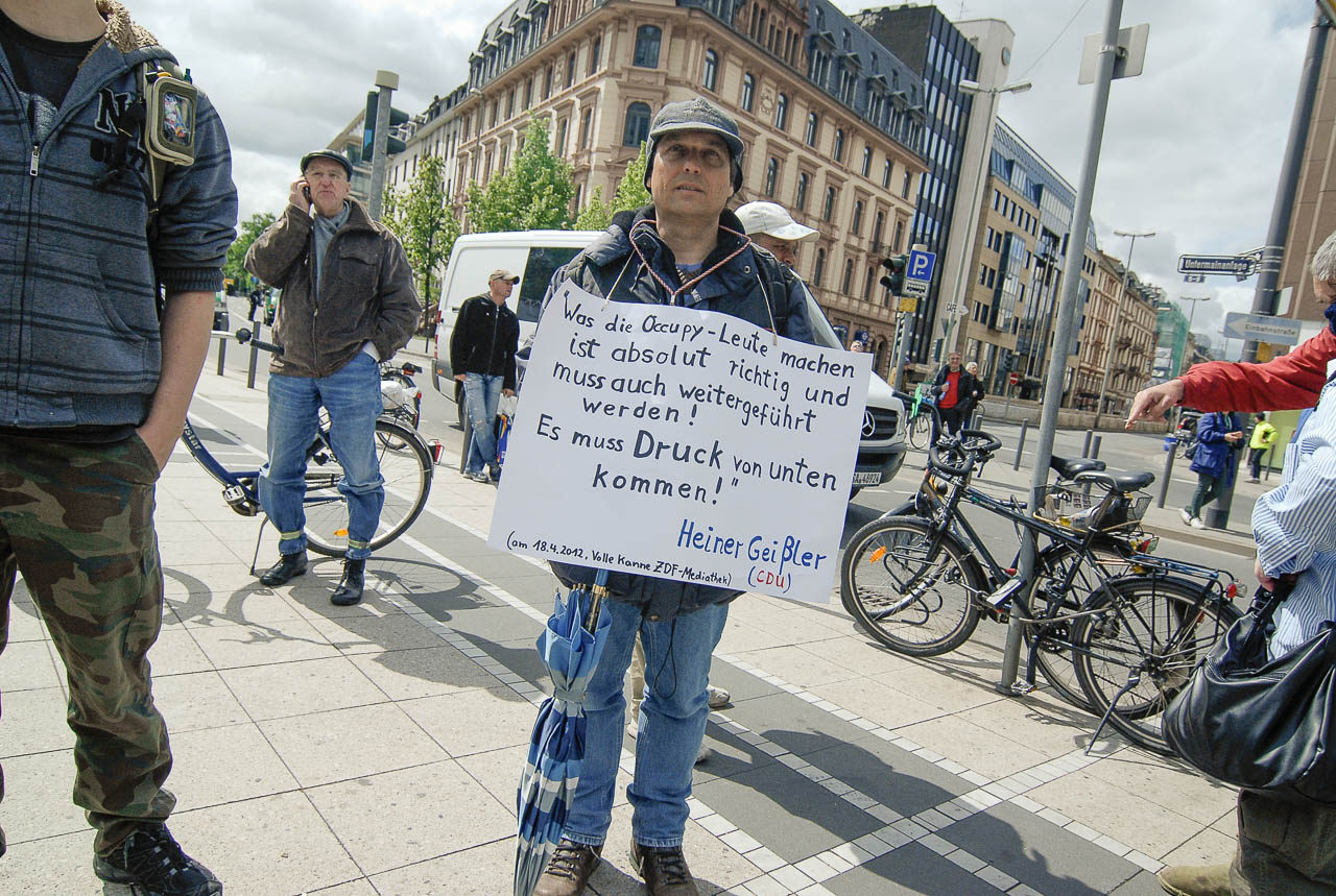 Fotoreportage, Occupy, Frankfurt 2012