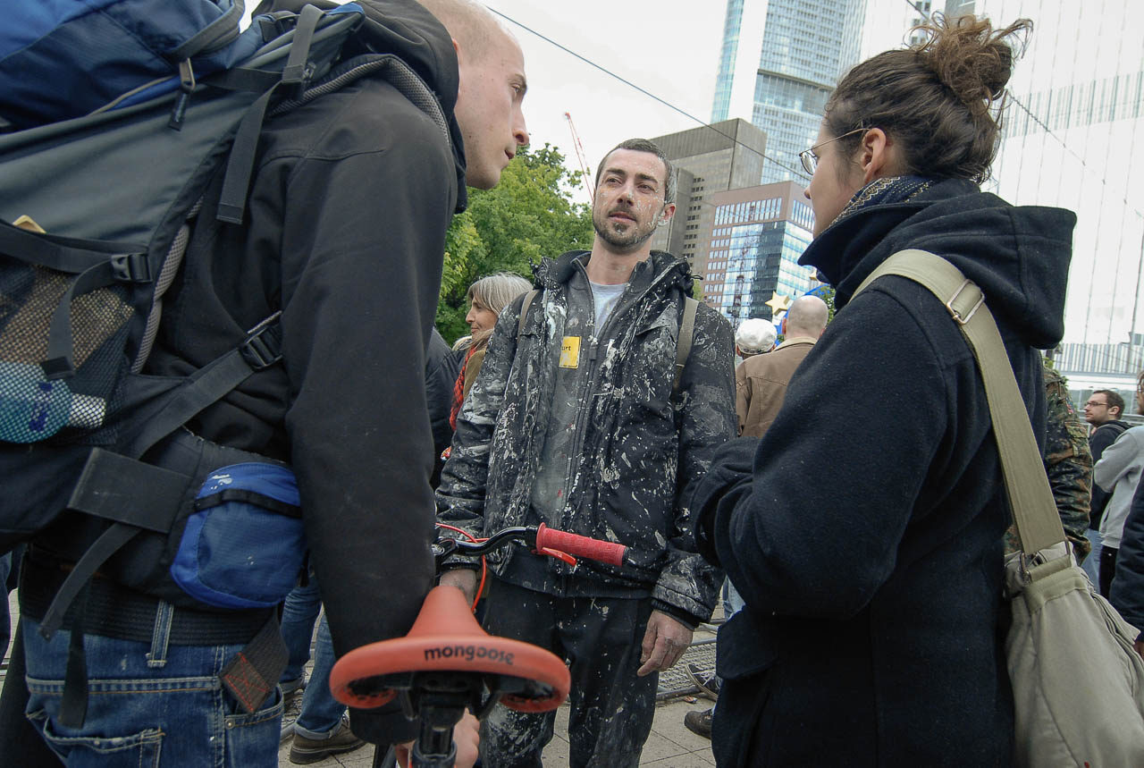 Fotoreportage, Occupy, Frankfurt 2012