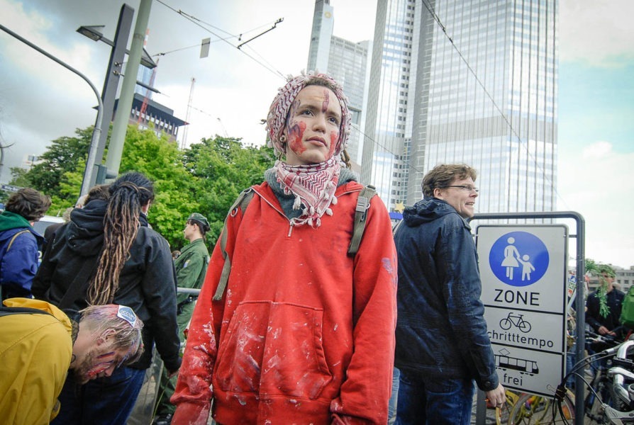 Fotoreportage, Occupy, Frankfurt 2012