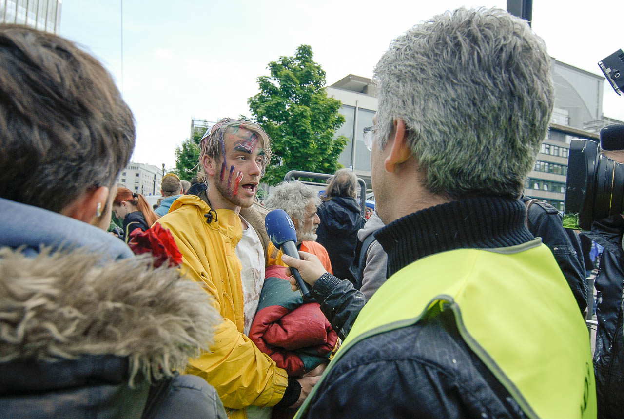 Fotoreportage, Occupy, Frankfurt 2012