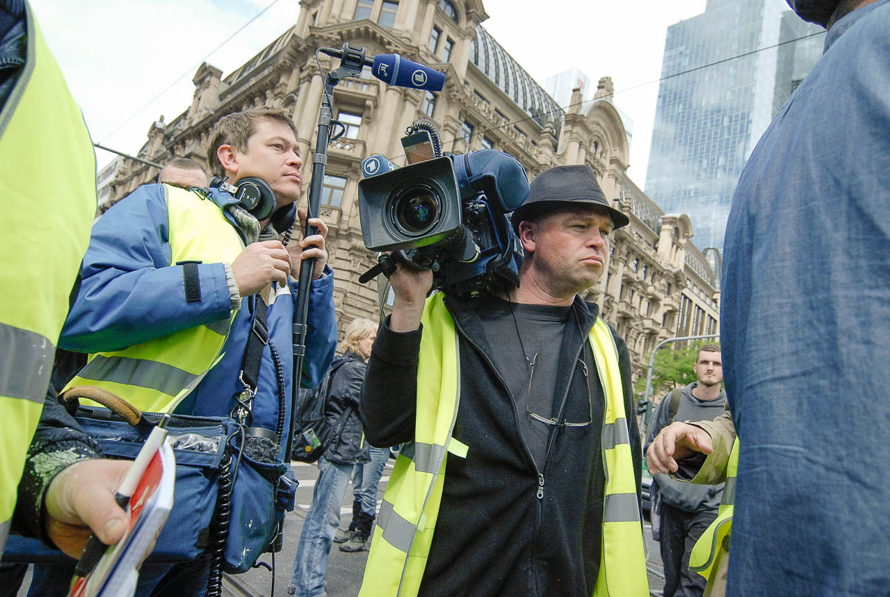 Fotoreportage, Occupy, Frankfurt 2012