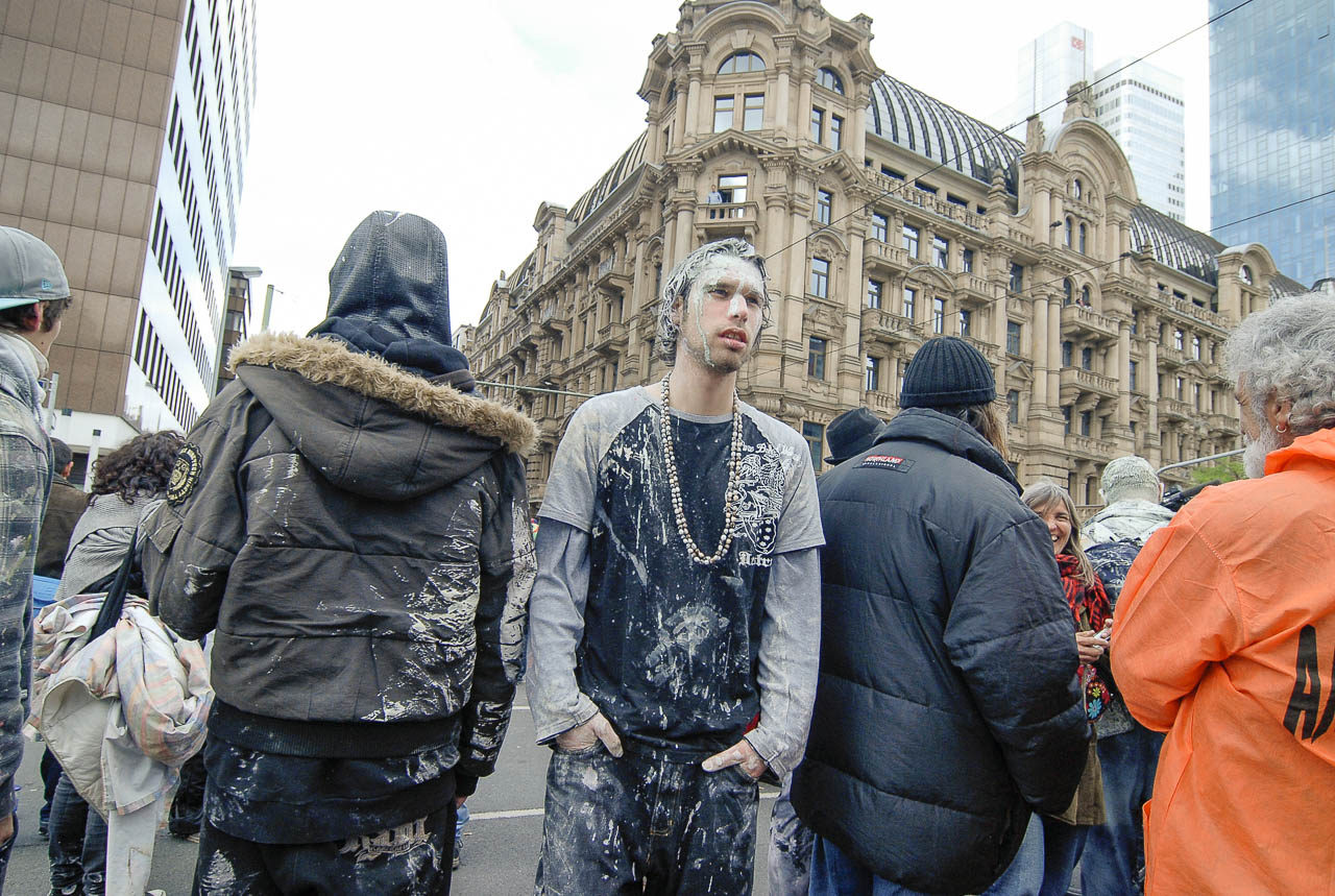 Fotoreportage, Occupy, Frankfurt 2012
