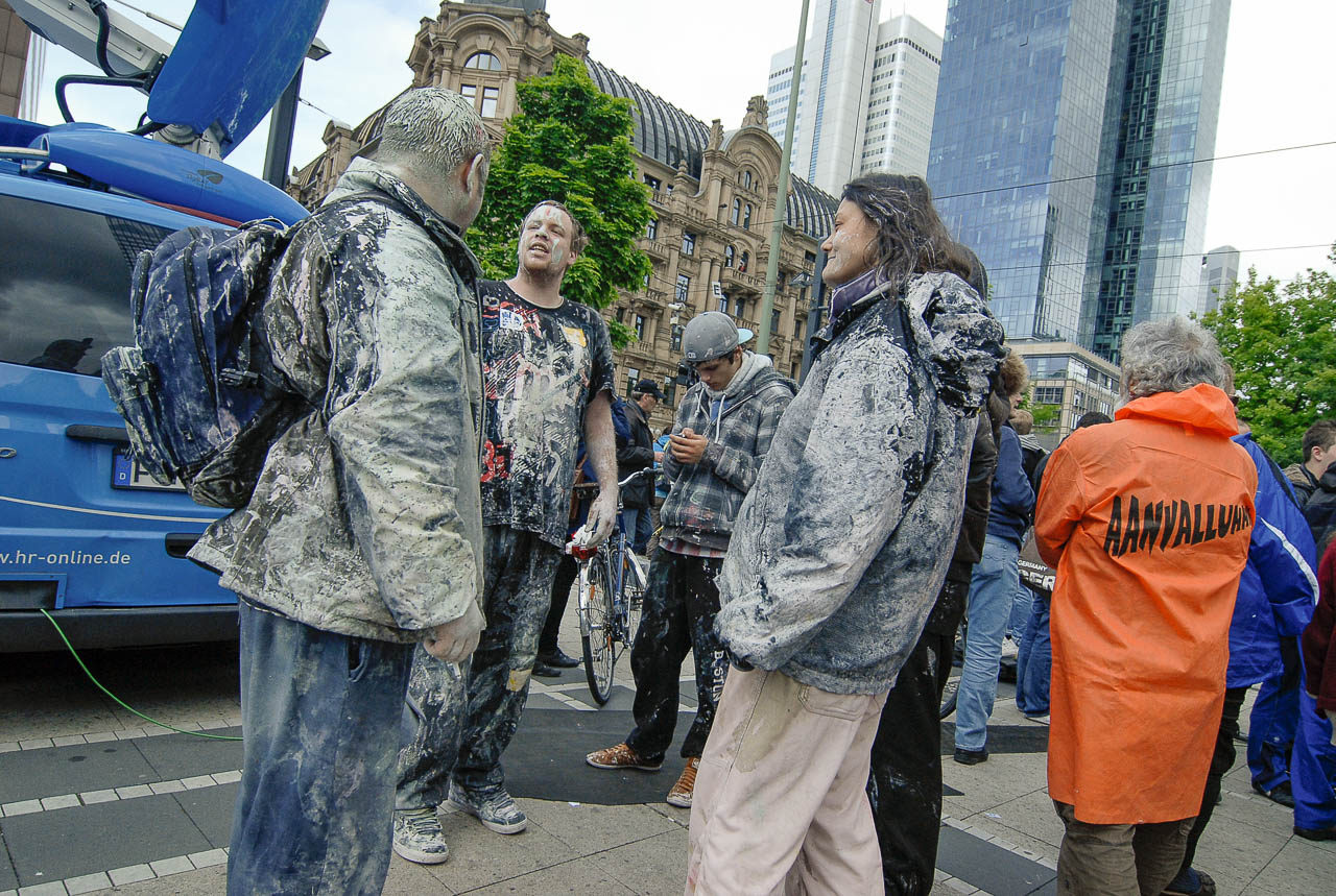 Fotoreportage, Occupy, Frankfurt 2012