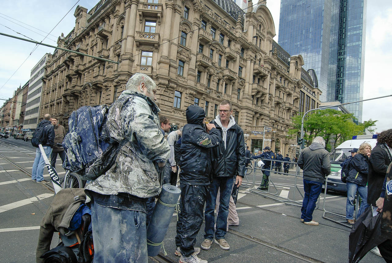 Fotoreportage, Occupy, Frankfurt 2012