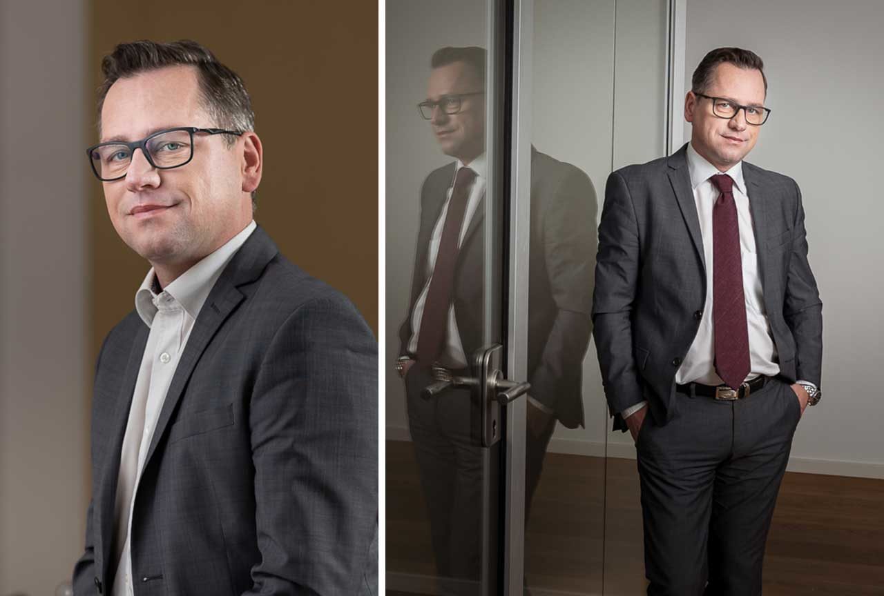 Businessportrait eines Geschäftsführers – Authentisches Portrait eines Geschäftsführers von COUTANDIN, RAUCH & PARTNER in einem professionellen Umfeld. Businessportraits und Corporate-Fotografie