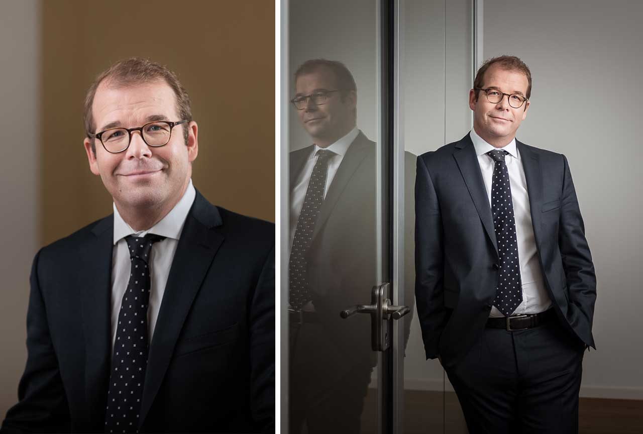 Businessportrait eines Geschäftsführers – Authentisches Portrait eines Geschäftsführers von COUTANDIN, RAUCH & PARTNER in einem professionellen Umfeld. Businessportraits und Corporate-Fotografie